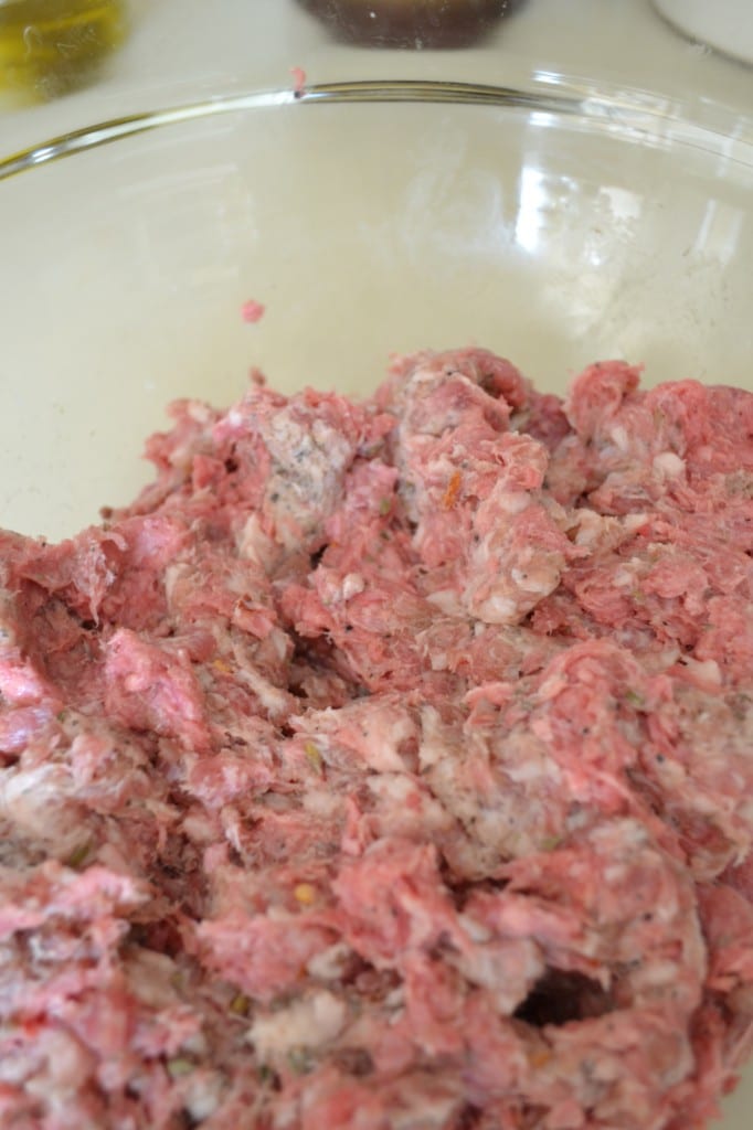 Ground Beef and Mild Italian Pork Sausage