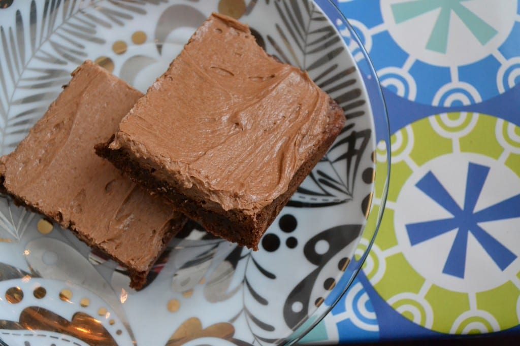 Fudgy Brownies with a Mocha/Coffee Buttercream, Amazing!