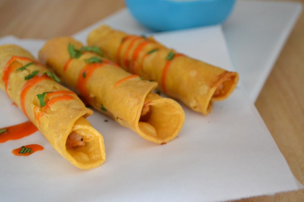 Buffalo Chicken Flautas