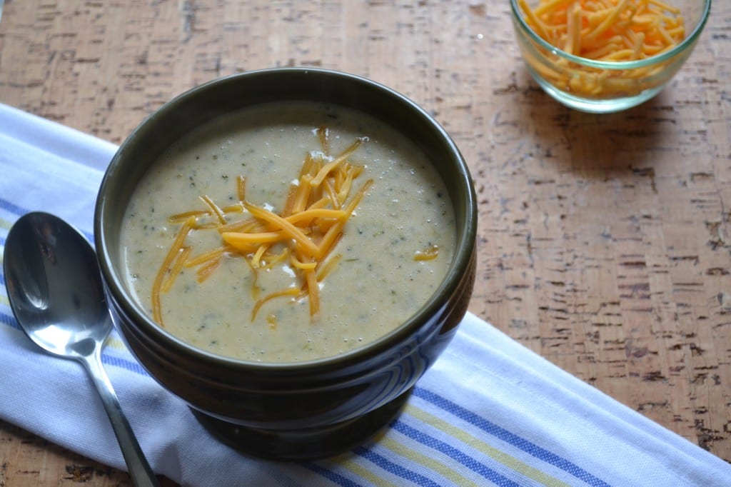 Broccoli, Cheddar, & Wild Rice Soup