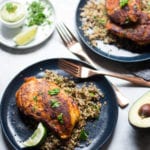 Blackened Chicken and Cilantro Lime Quinoa