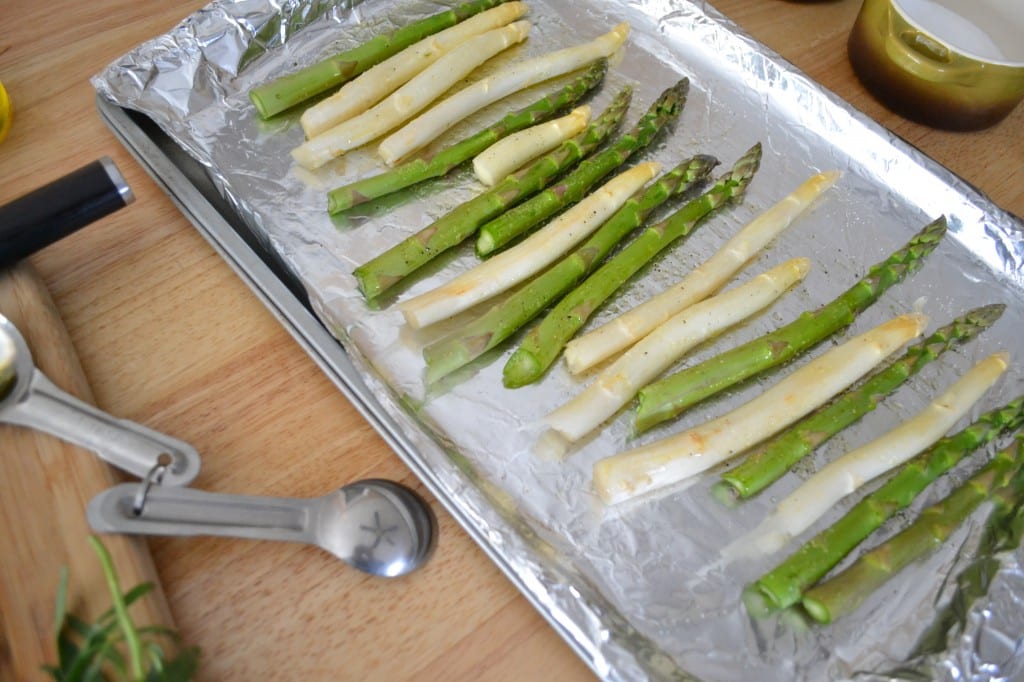 Asparagus: Trimmed and Ready for Roasting