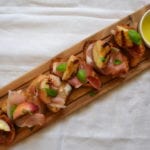 Grilled Peach & Prosciutto Bruschetta