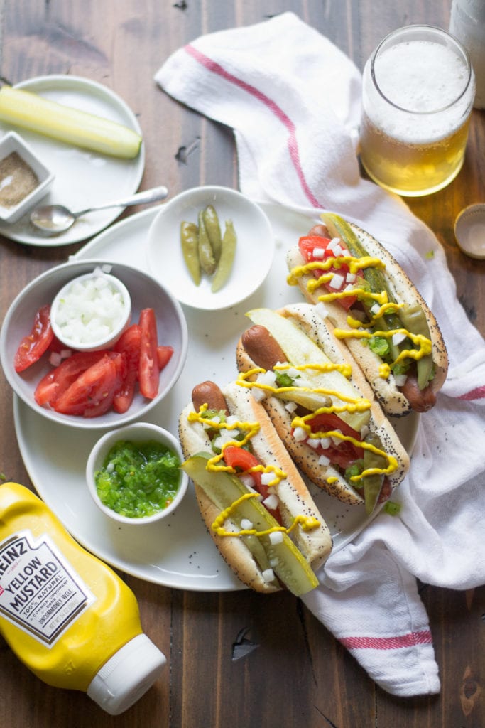 grilled hot dog bar