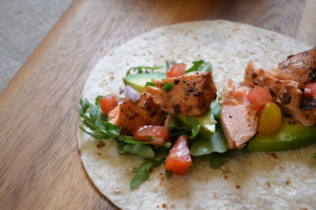 Grilled Chipotle Salmon Tacos