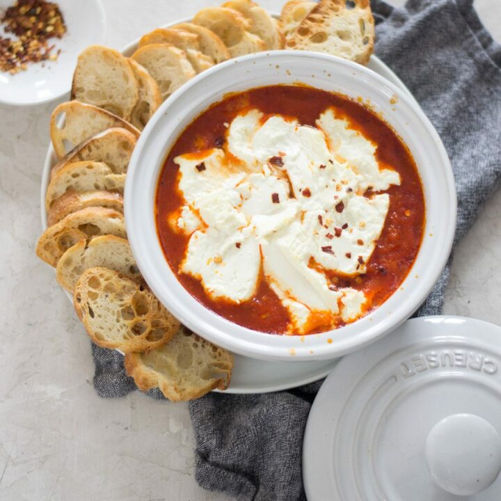 Baked Goat Cheese Dip | Sarcastic Cooking