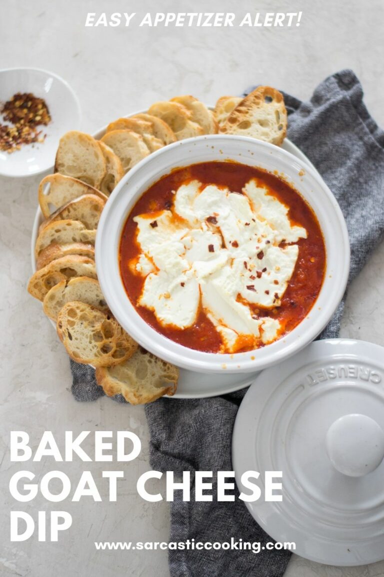 Baked Goat Cheese Sarcastic Cooking