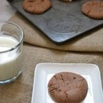 Flourless Nutella Chip Cookies