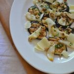 Eggplant, Pear, and Pecorino Salad