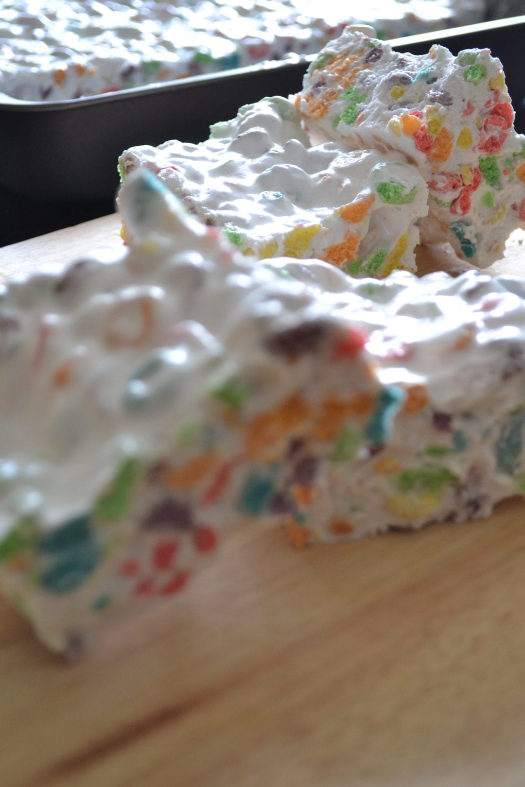 Fruit Loop Marshmallow Squares | Sarcastic Cooking