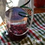 Pomegranate Infused Vodka (a great holiday gift)