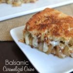 Balsamic Caramelized Onion Grilled Cheese Sandwich
