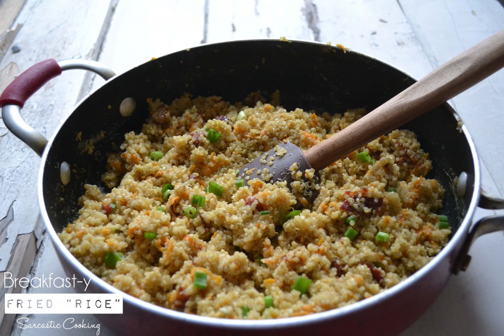 breakfast-y fried “rice”