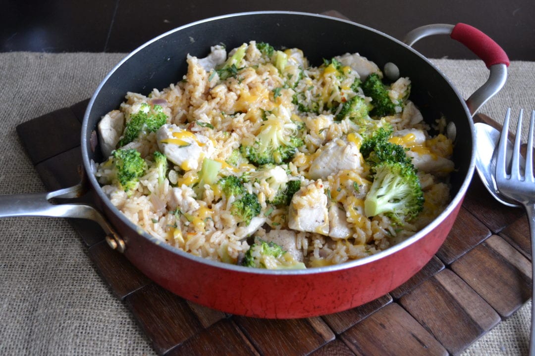 Cheesy Broccoli, Chicken, and Rice - Sarcastic Cooking