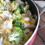 Cheesy Broccoli, Chicken, and Rice