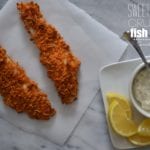 Sweet Potato Crusted Fish Sticks