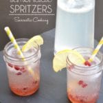 Pomegranate Lemonade Spritzers