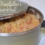My Grandfather’s Sauerkraut