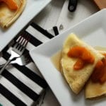 Peach and Ricotta Crepes