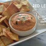 Red Lentil and Roasted Red Pepper Hummus