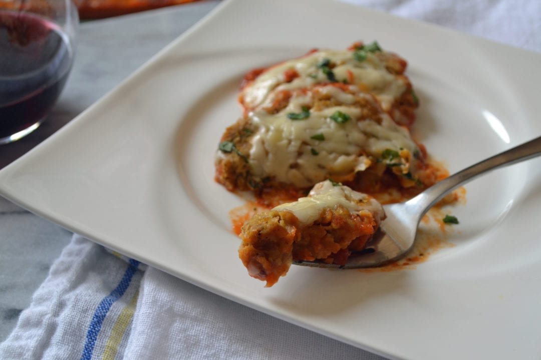 Baked Falafel Parmesan - Sarcastic Cooking