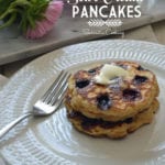 Whole Wheat Blueberry and Sour Cream Pancakes
