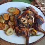Whole Grilled Lemon Rosemary Chicken