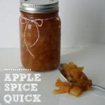 Apple Spice Quick Jam