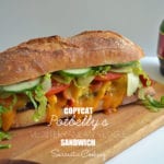 Copycat Potbelly’s Mediterranean Veggie Sandwich and a Giveaway