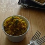 Roasted Coconut Curry Butternut Squash and Cauliflower Mash