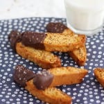 Girl vs Dough – Salted Dark Chocolate Honey Biscotti