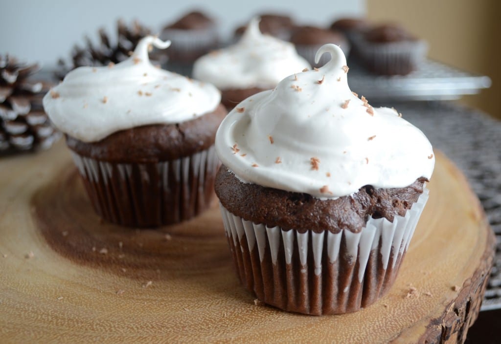 Gluten Free Hot Cocoa Cupcakes - Sarcastic Cooking