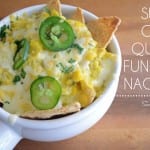Sweet Corn Queso Fundido Nachos
