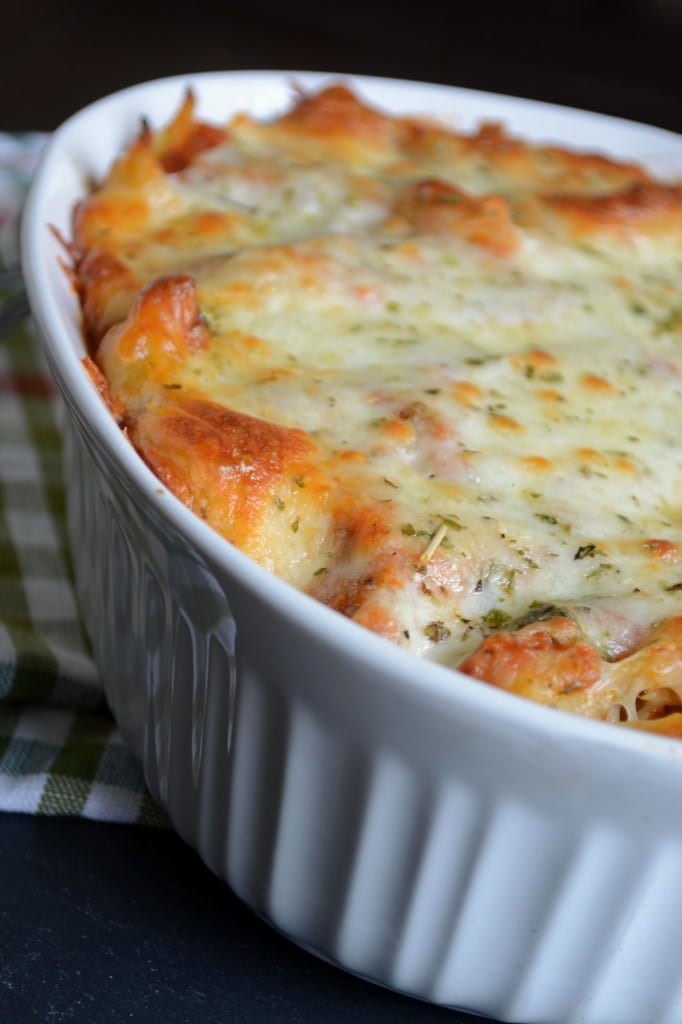 Veggie Loaded Baked Pasta - Sarcastic Cooking