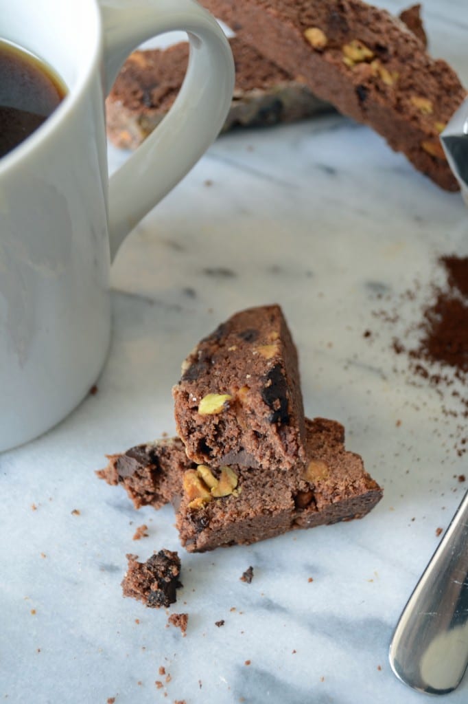 Chocolate Pistachio Biscotti | Sarcastic Cooking