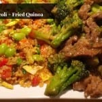 Being Cheap Is Easy – Beef and Broccoli with Fried Quinoa