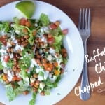Buffalo Chickpea Chopped Salad