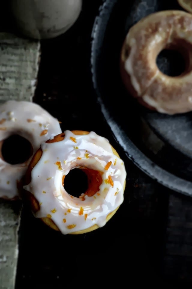 grapefruit glazed cake doughnuts - bakeaholic mama