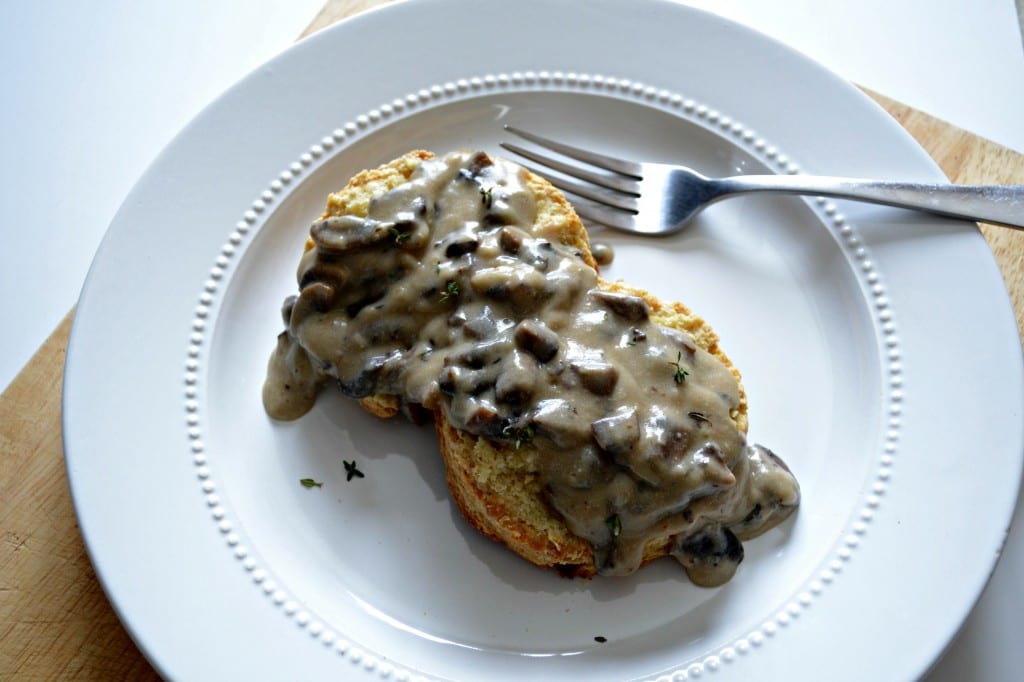 Buttermilk Biscuits and Mushroom Gravy Sarcastic Cooking