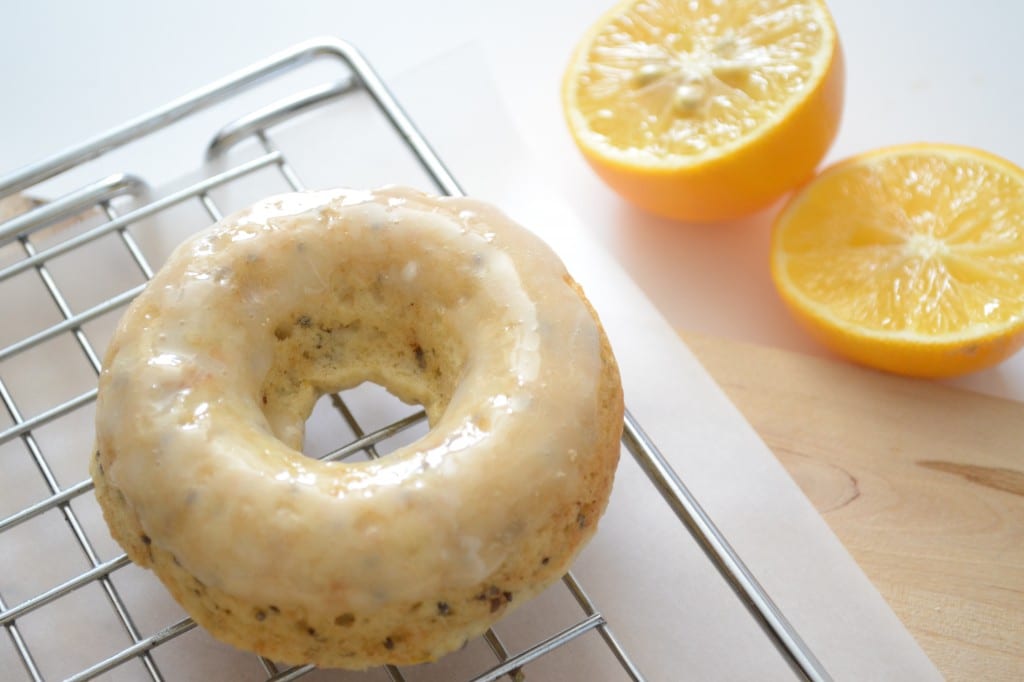 Baked Meyer Lemon Chia Seed Doughnuts | Sarcastic Cooking