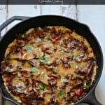 Roasted Pepper and Onion Tamale Bake