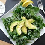 Avocado, Kale, and Spinach Salad