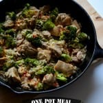 One Pot Meal: Lighter Sweet and Sour Chicken and Broccoli