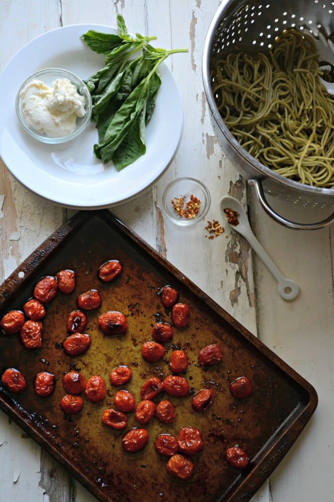 Blistered Tomato and Ricotta Pasta  Sarcastic Cooking