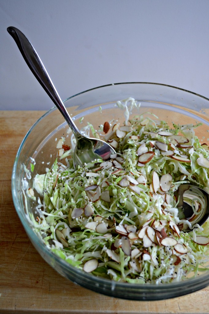 Almond Sesame Coleslaw  Sarcastic Cooking