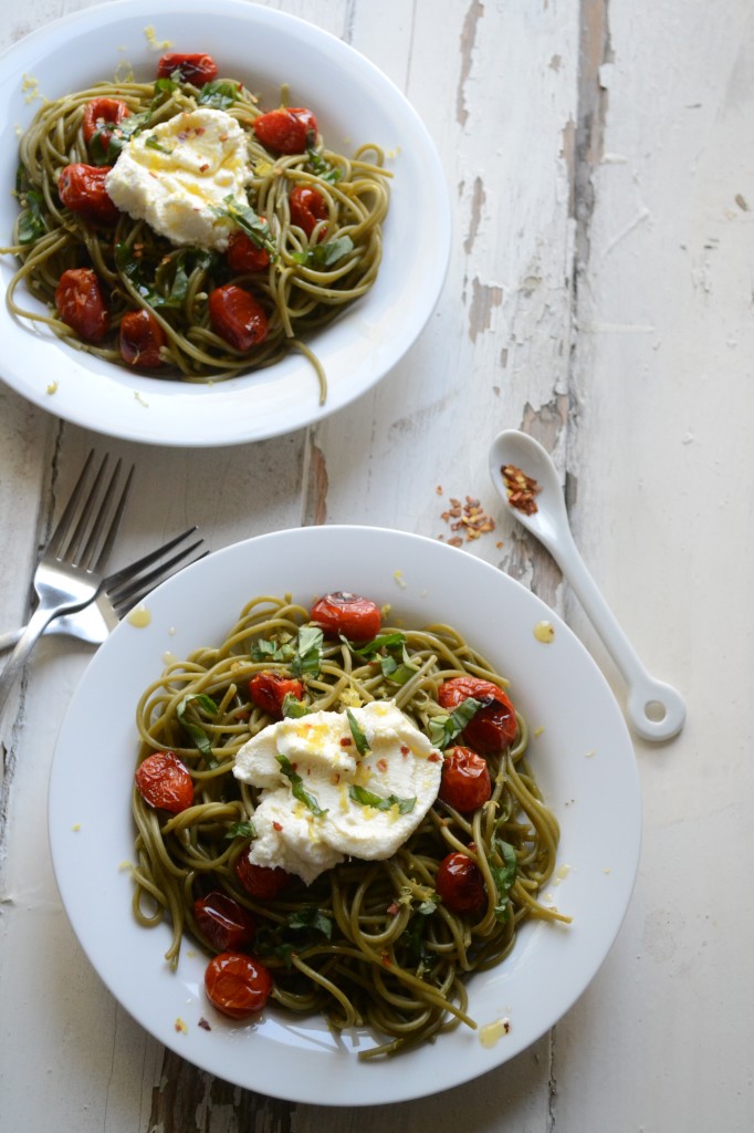 Blistered Tomato and Ricotta Spaghetti  Sarcastic Cooking