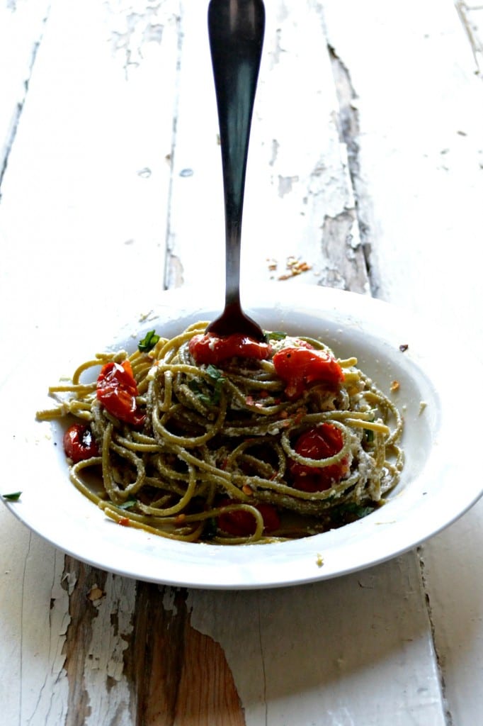 Blistered Tomato and Ricotta Spaghetti  Sarcastic Cooking