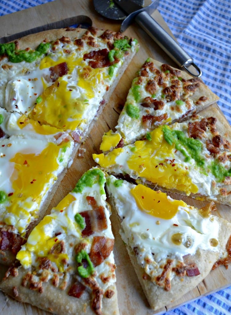 Pizzza Carbonara with Pea Pesto | Sarcastic Cooking