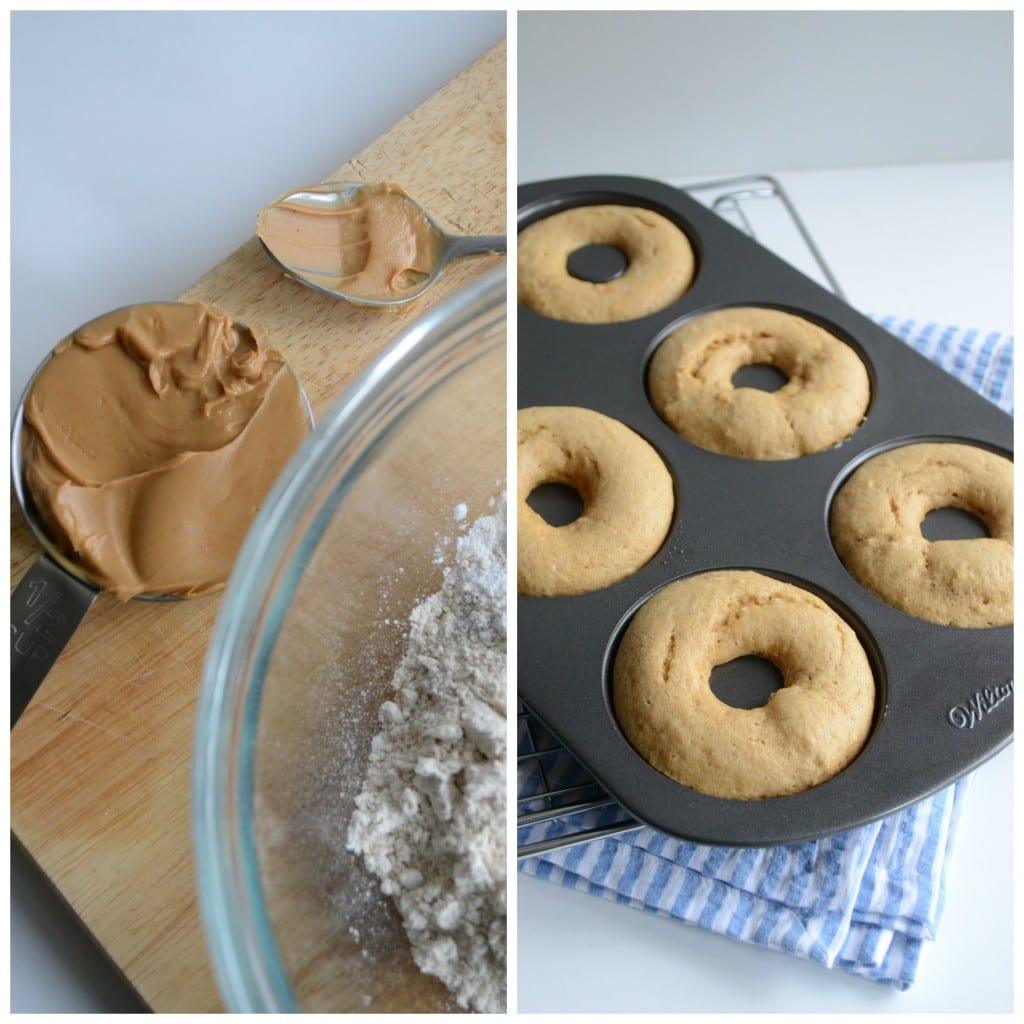 PB AND J Doughnut Collage