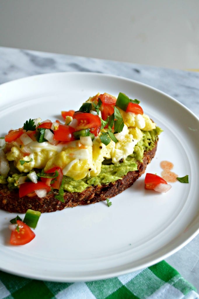 Cheesy Scrambled Egg and Pico de Gallo Avocado Toast | Sarcastic Cooking